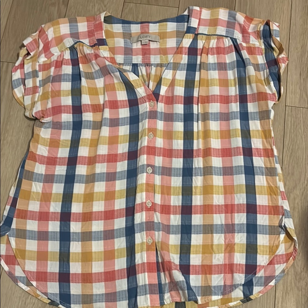 Colorful Plaid Kids Shirt